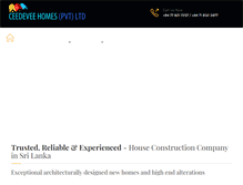 Tablet Screenshot of ceedeveehomes.com